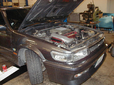 前置きインタークーラー取り付け 前置きインタークーラー取り付け