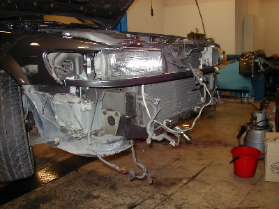 前置きインタークーラー取り付け